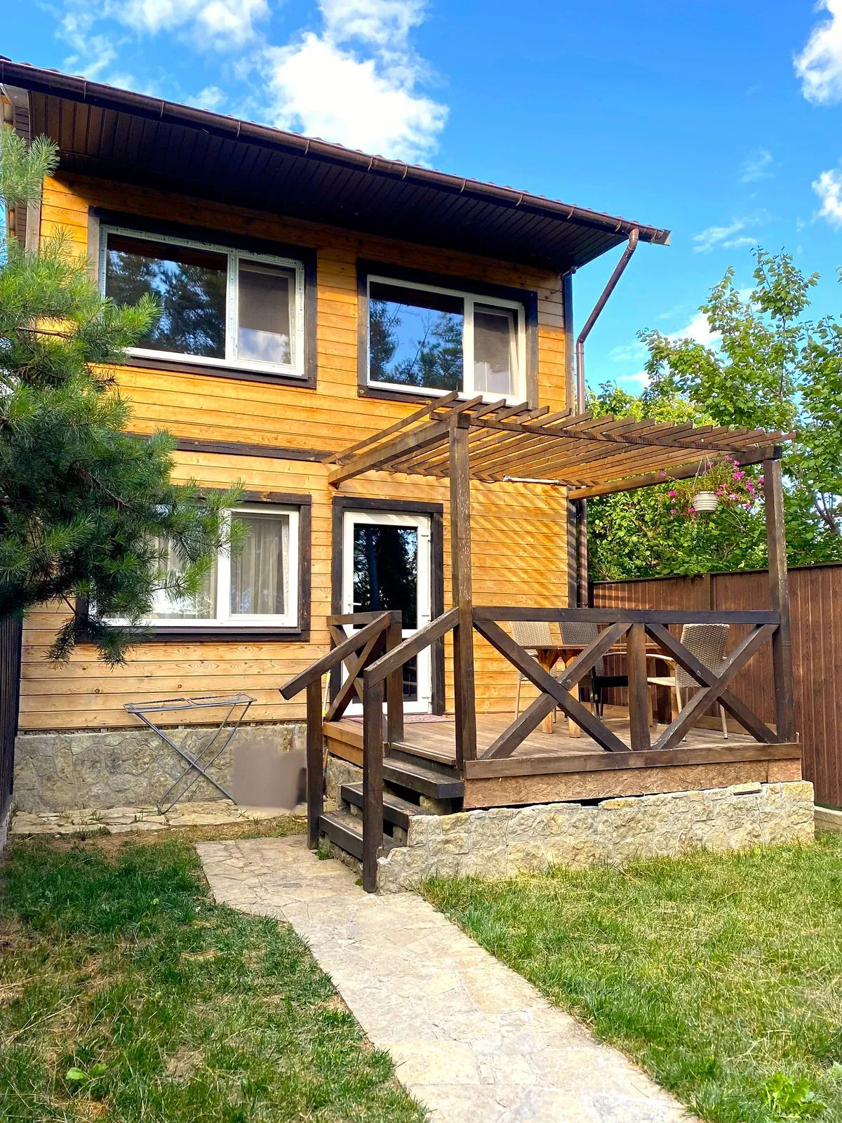 Two-storey house facade
