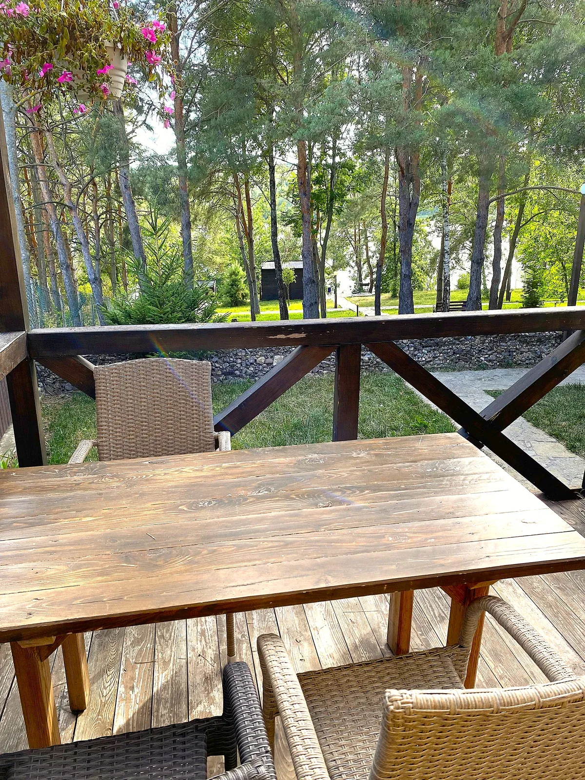 Terrace with river view